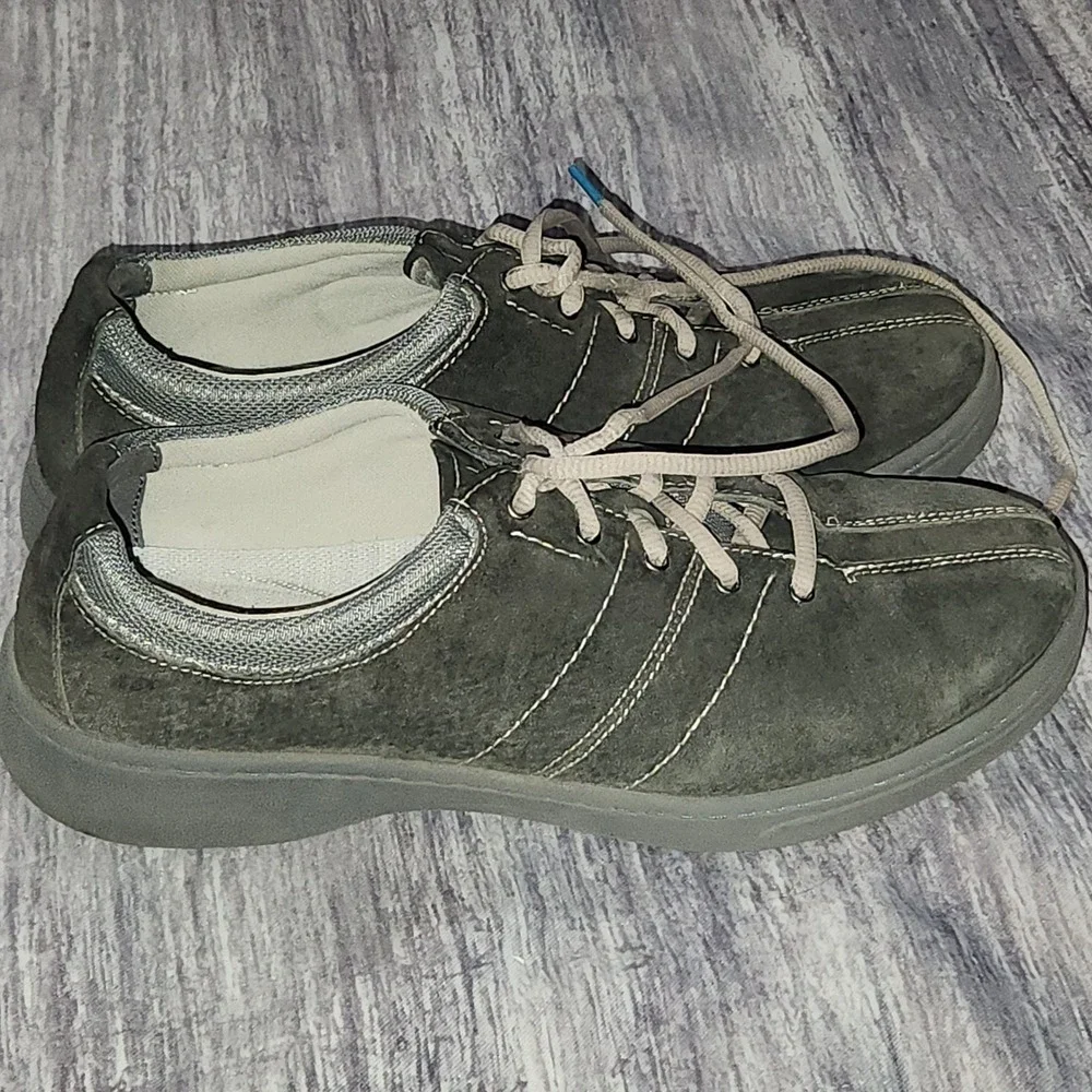 Dansko Leather‎ Upper Fabric Lining Gray Casual Comfort Shoes - Size EU 40